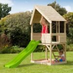 BERG PlayTower Lodge + glijbaan en Zandbak