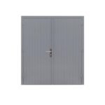 Hardhouten Dubbele dichte deur Prestige