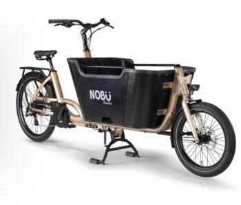 NOBÜ Bambini Elektrische Bakfiets Rosé - Tweewieler