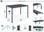 Cazeboo bioklimatische Pergola Piana Aluminium